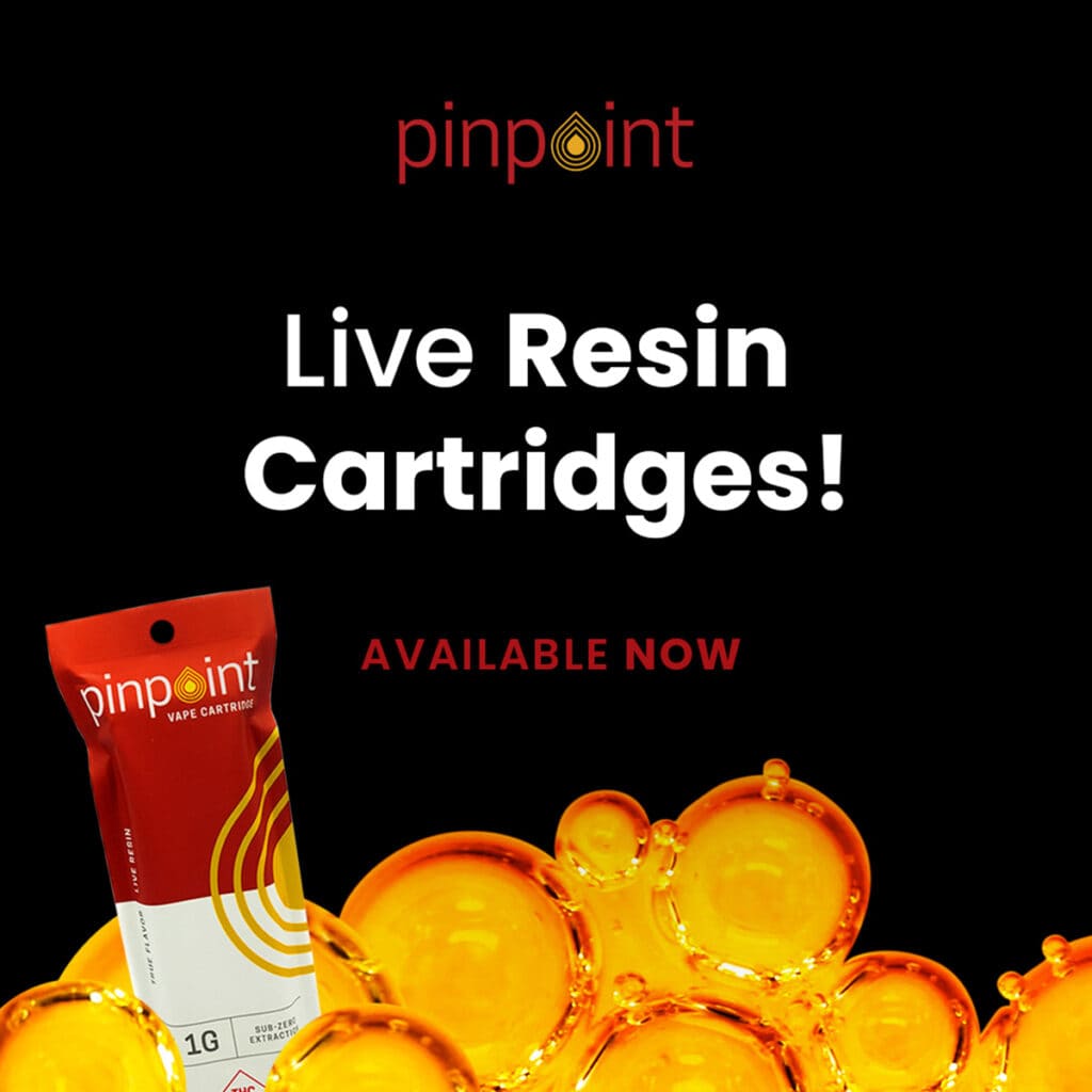 Pinpoint live resin carts