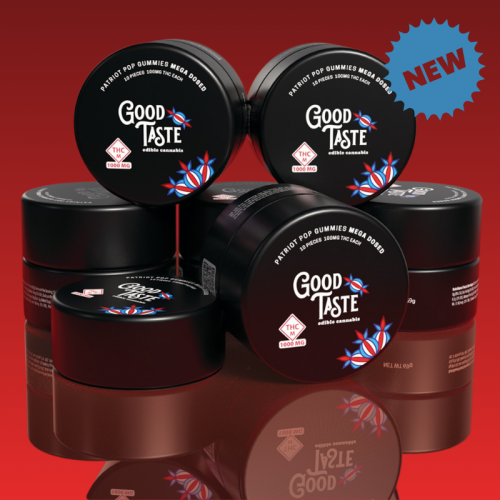 Stack of Patriot Pop Tins