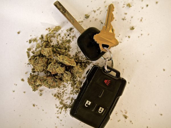 Marijuana with car keys